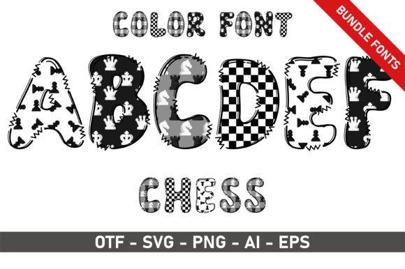 Chess Bundle: A Playful Font Collection for Creative Projects
