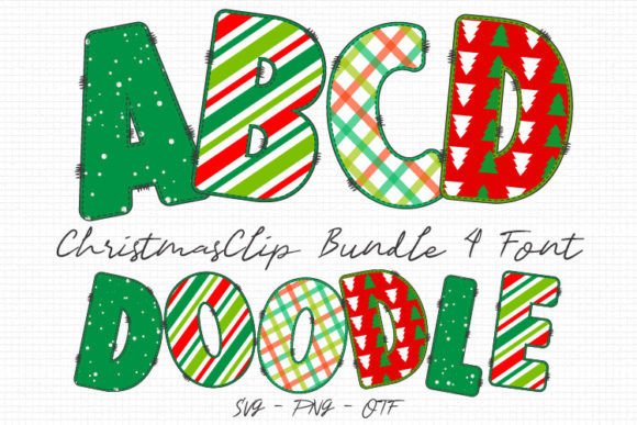 Christmas Clip: A Festive Color Font for Your Holiday Projects