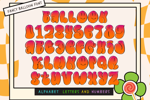 Elevate Your Projects with the Fancy Balloon Color Font