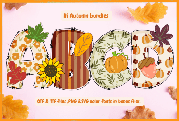 Hi Autumn: A Decorative Font for Cozy Fall Projects