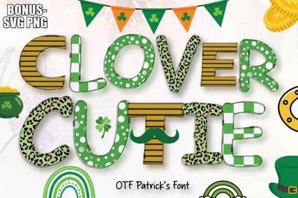 Shamrock Alphabets: Bold St. Patrick's Day Typography