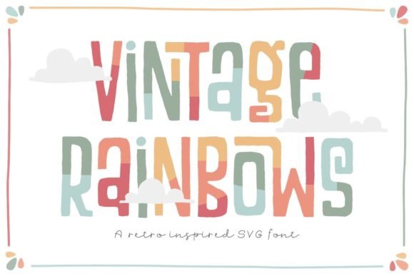 The Hand-Drawn Character of Vintage Rainbows