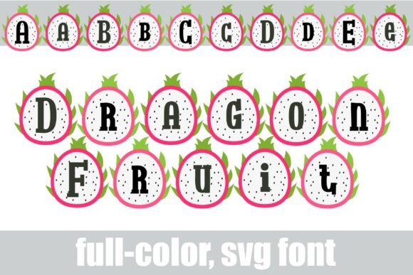 Unleash Bold Branding: The Dragon Fruit SVG Font