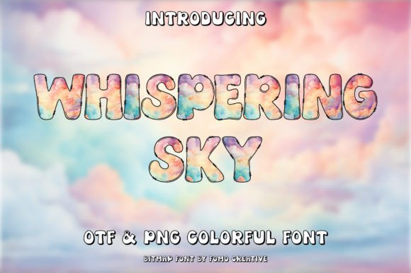 Whispering Sky: A Color Font for Projects That Demand Attention
